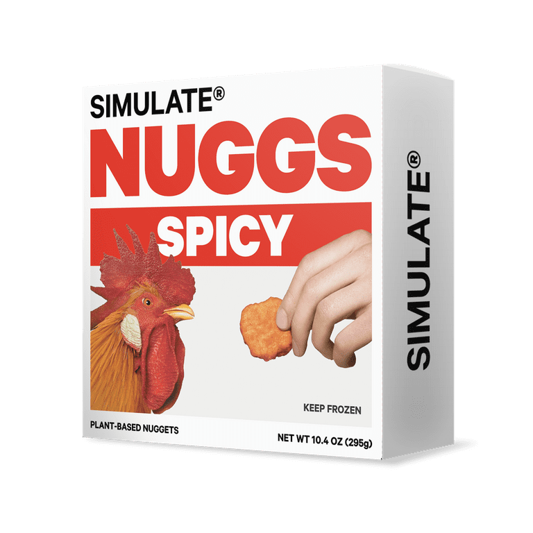 Simulate Nuggs Plant-Based Chicken Nuggets, 17 Pieces, 10.4 oz
