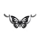thumbnail image 2 of Portarrollos de Papel Higiénico de Pared con Forma de Mariposa | Organizador de Papel Higiénico de Hierro Negro | Estante de Almacenamiento Decorativo para Baño Que Ahorra Espacio | Decoración Rústic, 2 of 6