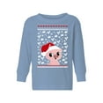 thumbnail image 1 of Awkward Styles Toddler Christmas Sweater Long Sleeve Toddler Christmas Shirt for Girls Boys Piggy Sweater, 1 of 4