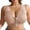 Beige, variant on Valcatch Women Front Closure Bras Full Coverage Lace Underwire Bras Wireless Comfortable Bralettes with Wide Strap