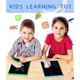 thumbnail image 2 of Comvin 2 Pack LCD Writing Tablet for Kids, 12 Inch Colorful Doodle Board Drawing Tablet, Reusable Educational Learning Toys Birthday Gifts for Boys Girls Age 3-8, 2 of 7