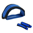 thumbnail image 3 of jojofuny Blue Nylon Pedal Strap 2Set for Bike Pedals with Toe Clips and Protection, 3 of 8