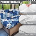 thumbnail image 6 of Uorisanigo RV Dinette Cushions Covers Sofa Couch Cushion Covers Stretch Couch Seat Slipcovers - Washable Blue Hibiscus Flowers Camper Sofa Cover Furniture Protection for RV Car Bench, 6 of 7
