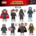 thumbnail image 4 of Minifiguras Bloques De Construcción Marvel Los Vengadores Iron Man Thor Capitán América Doctor Extrañas Figuras Juguetes, 4 of 4