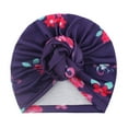 thumbnail image 1 of LSLJS Tout-Petits Enfants Bébés Garçons Filles Bonnet à Fleurs Noué Accessoires, Chapeau pour Enfants, 1 of 2