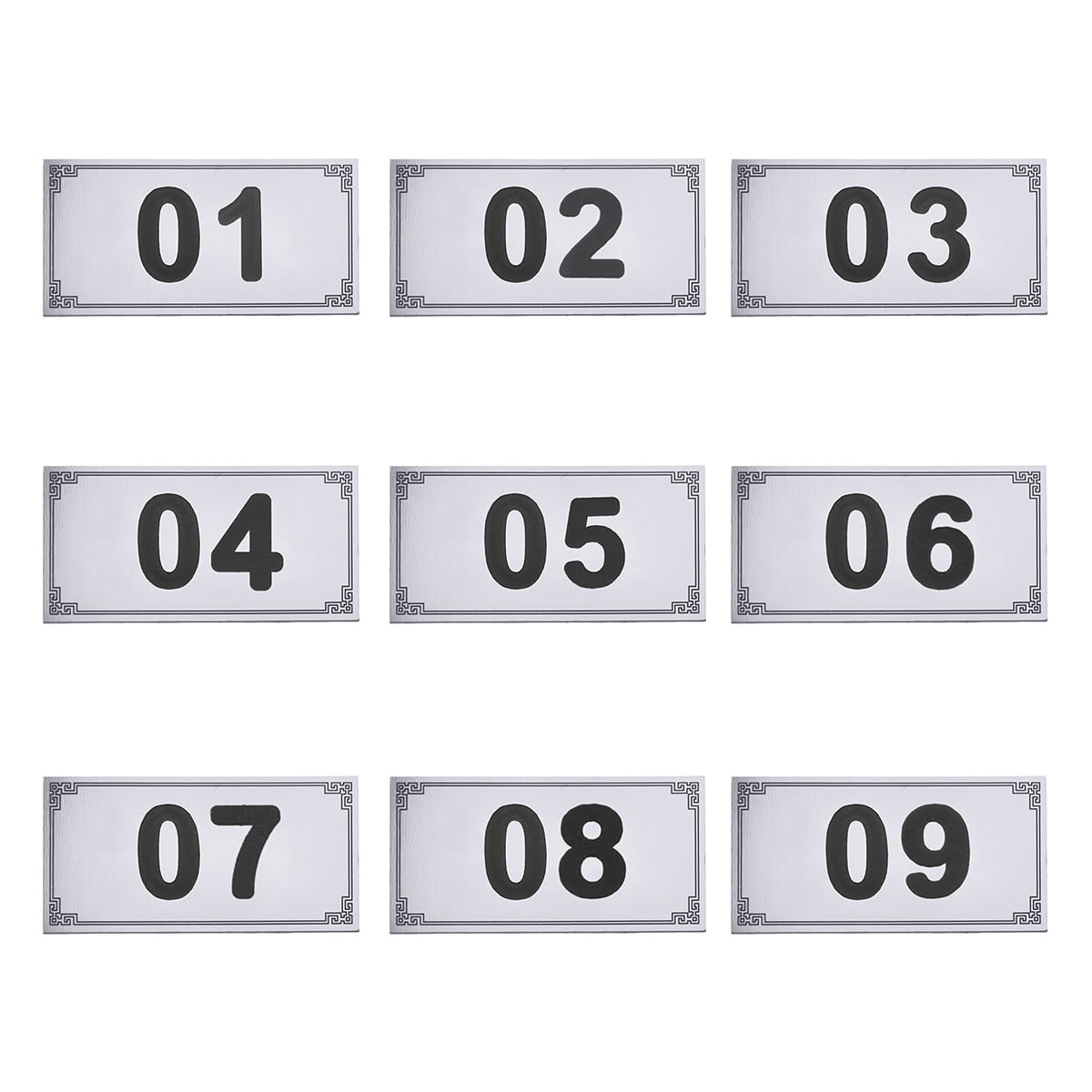 Aspire 25 PCS Plastic Door Number Sign, Locker Numbers, Selfadhesive