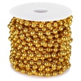 thumbnail image 1 of Plastic Bead Garland Spool Rope Curtains Hanging Christmas Decoration Supplies 8mm 10 Meter/RollGold, 1 of 14