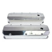 A-Team Performance BBC Fabricated Tall Aluminum Valve Covers Polished Big Block Chevy 396 427 454