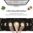 thumbnail image 4 of Moon Phases Stars Mouse Pad Extended XL Gaming Mice Pad Office Desk Mat with Stitched Edges, Non-Slip Oversized Desk Pad, 31.5 X 11.8 Inch, 4 of 6