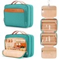 thumbnail image 1 of Neceser de viaje COOSKY para mujer, colgante, con joyas, color azul, 1 of 7