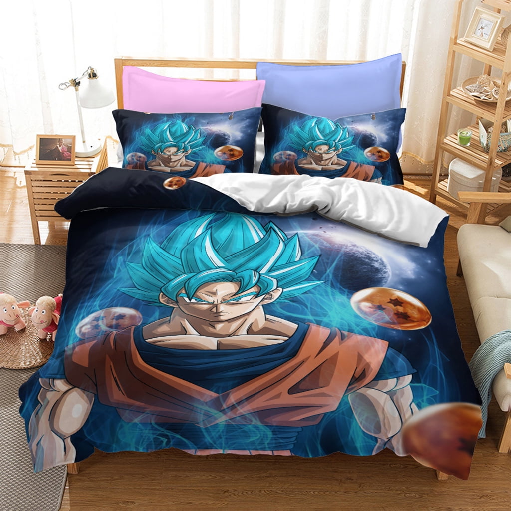 3D Anime Dragon Ball Z Bedding Bed Set Twin Full Queen King Size Cool
