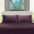 thumbnail image 7 of Clara Clark, Queen Size, Luxury Bedding Sheets Set, 4-Piece, Deep Pockets Fitted Sheet, Purple, 7 of 7