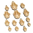 thumbnail image 1 of Cute Easter Bunny Rabbit Head with Flower Crown Wood Mini Charms Shapes DIY Craft Jewelry - No Hole - 12mm (26pcs), 1 of 7