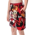 thumbnail image 6 of Animation Hazbin Hotel Boy's Board Shorts Teen Swim Trunks Drawstring Quick Dry Beach Shorts Summer Swimsuits with Mesh Lining and Pockets, 6 of 8
