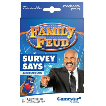 Family Feud Survey Says! Jumbo Card Game, Ages 8 