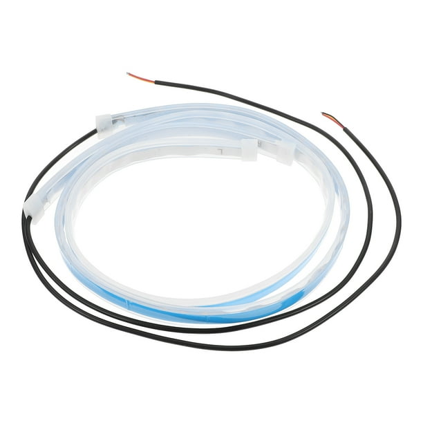 2 tiras de luces LED dinámicas para capó de coche, flexibles y flexibles