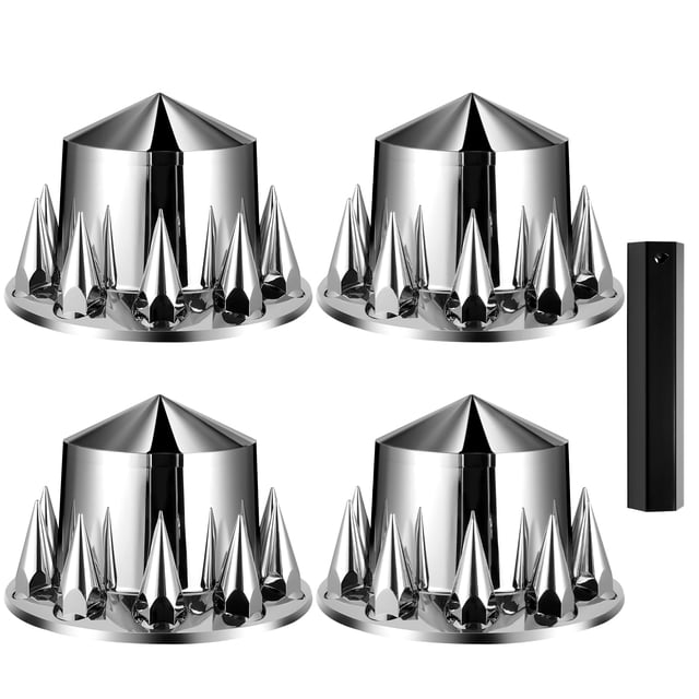 Cubiertas de rueda del eje trasero VEVOR Spiked para semirremolque Universal