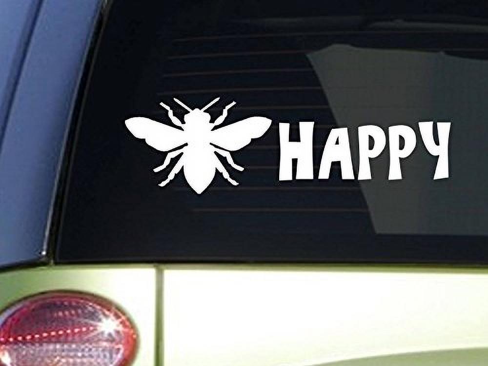 Manchester Worker Bee Bumper Sticker – 5" Vinyl Decal, Outdoor Durable, Made In USA