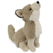 DolliBu Plush Howling Wolf Stuffed Animal - Soft Huggable Howling Wolf, Adorable Playtime Wolf Plush Toy, Cute Wildlife Cuddle Gifts, Super Soft Plush Doll Animal Toy for Kids and Adults - 10.5 Inches