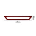thumbnail image 3 of Real Bright Soft Car Interior Carbon Fiber Sticker DecorationRed Carbon Fiber Interior Rear Tailgate Brake Light Cover For Toyota HiluxAuto Car Protection Interior Accessories, 3 of 8