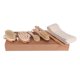 thumbnail image 5 of Juego de cepillos de baño corporal, cepillo de baño, juego de cepillos secos, Material de piedra para pies de pulido de Spa, Color Natural JAMW Sencillez, 5 of 5