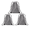 Grey(3PC)-A8, variant on 2026 Gray Drawstring Backpack Bags Oxford Fabric Gym Backpacks for DIY Travel Sports Sack Personlized Sackpacks for Heat