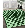 thumbnail image 2 of Ahgly Company Indoor Round Patterned Light Green Area Rugs, 7' Round, 2 of 6