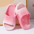 thumbnail image 2 of TOWED22 Kids Cloud Slides Boys Girls Shower Slippers Slip on Slide Sandals Non-slip Summer Beach Pool Shoes(Pink,7.5), 2 of 5