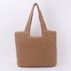 thumbnail image 1 of Zhuge Bolso de hombro tejido para mujer, bolso de mano tejido, bolso de mano tejido elegante para playa de verano, bolsos de hombro de 15,74 x 12,59 pulgadas (caqui), 1 of 4