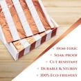 thumbnail image 6 of ELEGANT DISPOSABLE 3 PLY NAPKINS | for Upscale Wedding and Dining | 36 pc | Stripe Collection - Rose Gold, 6 of 6