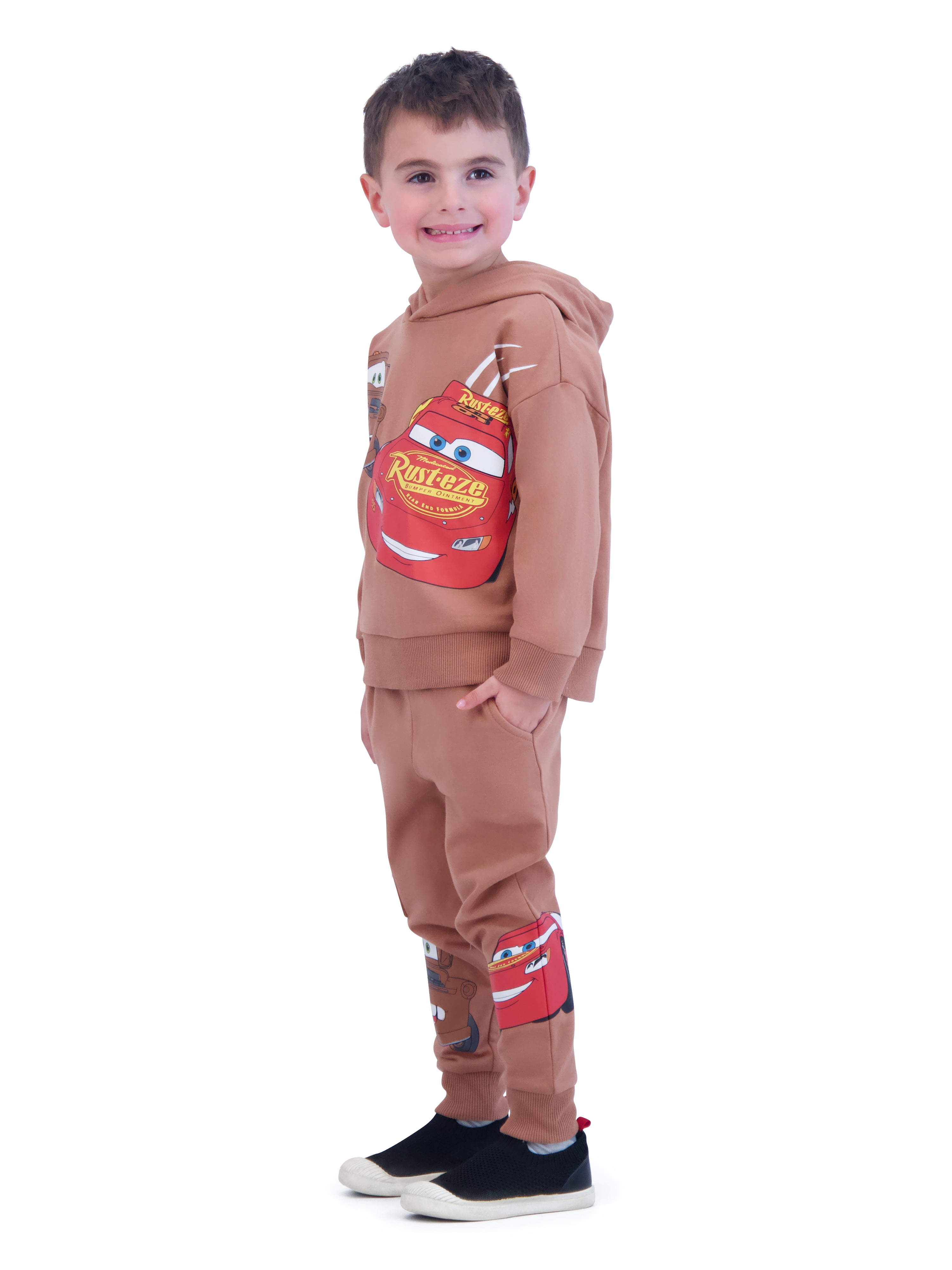 Cars Toddler Boy Hoodie and Joggers Set, Sizes 12M-5T