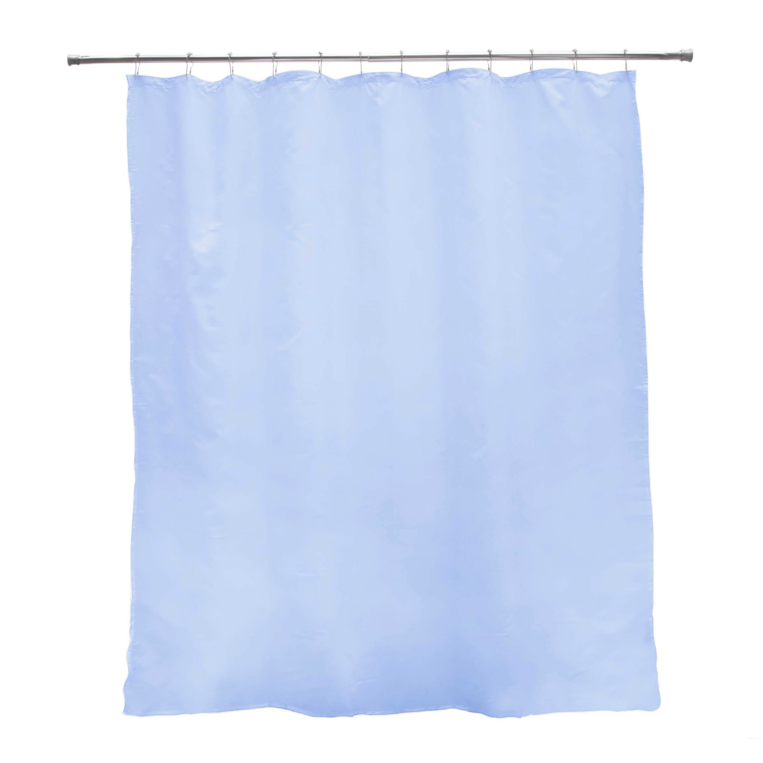 Kenney® Medium Weight PEVA Shower Curtain Liner, 70" W x 72" H, Blue