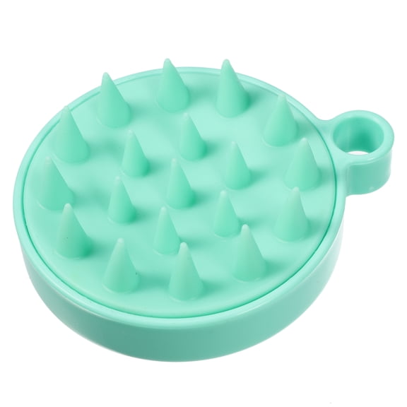 Unique Bargains Scalp Massager Hair Care Scalp Massager Shampoo Brush 3.74"x3.15"x1.77" Massager Tools Green