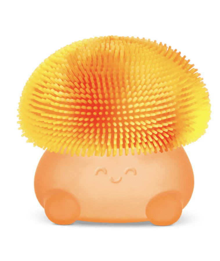 Super Duper Sugar Squisher Mushroom-Sensory Stress Ball (One Random Colors Selected )