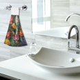 thumbnail image 7 of Wobogo Peony Butterfly Paintings Hand Towel Set of 2 Absorbent for Kitchen and Bathroom With Velcro Hanging Loop 18.2×14in, 7 of 7