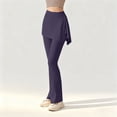 thumbnail image 4 of Outfmvch Compression Leggings for Women Push Up Yoga Sport Pants Scrunch Butt Lifting Leggings Sport Pants for Yoga and Fitness Resistance Band Leggings Womens A1 Dark Purple S-2XL, 4 of 5