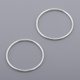 thumbnail image 5 of Conectores de collar de aro circular, anillo de eslabones, aro circular, plata de ley 925 20mm 4 Piezas, 5 of 9
