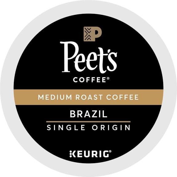 Single Origin Brazil Coffee Medium Roast K-Cup Box 22 ct.