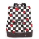 thumbnail image 1 of Balery Ladybugs Of Black And White Checkers Mochila de Cuero para Mujeres, Gran Capacidad, Bolsa de Viaje Multifuncional, Mochila de Cuero y Bolsa de Hombro para Mujeres, 1 of 4