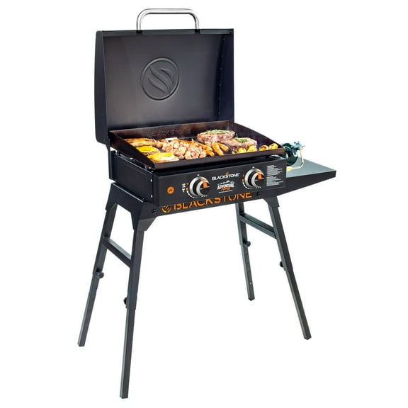 Blackstone Adventure Ready 22" Griddle with Hood, Legs, Adapter Hose