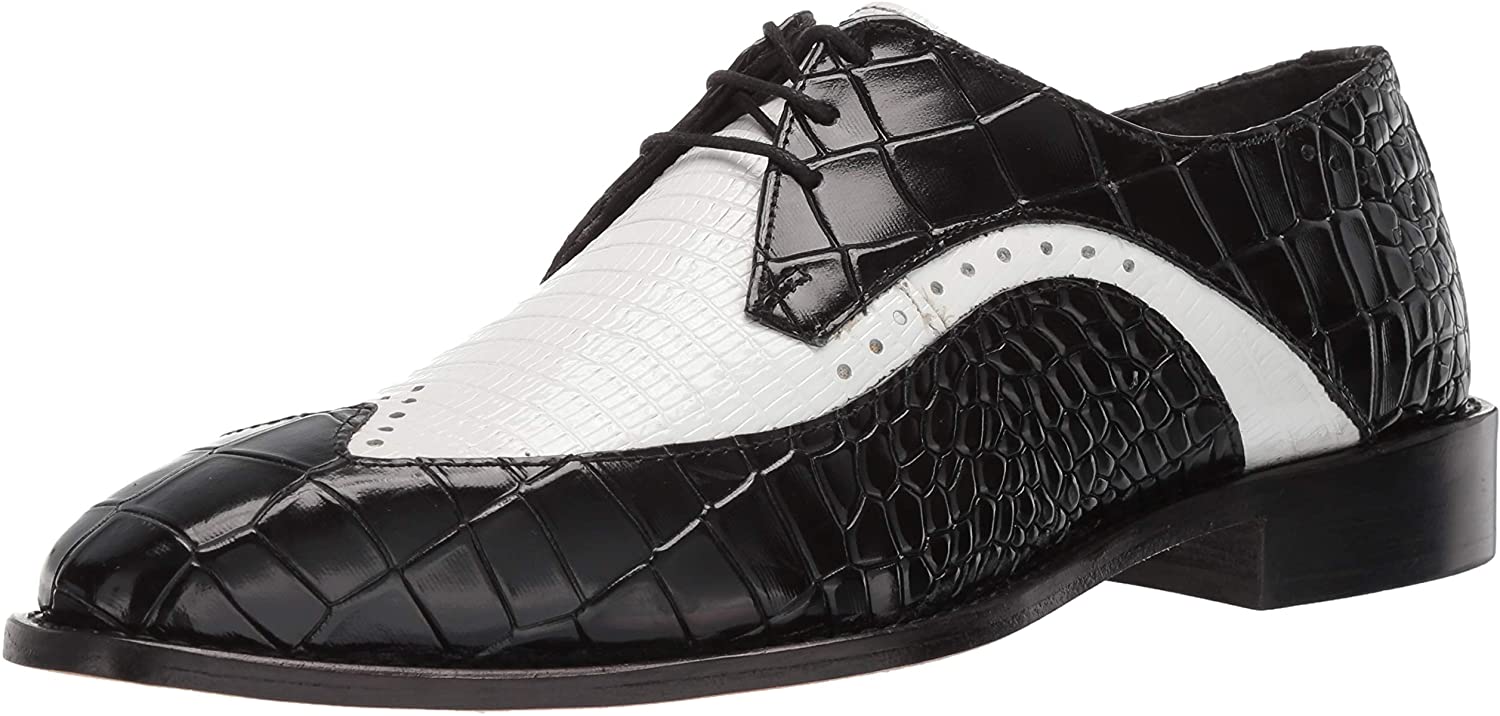 stacy adams two tone shoes