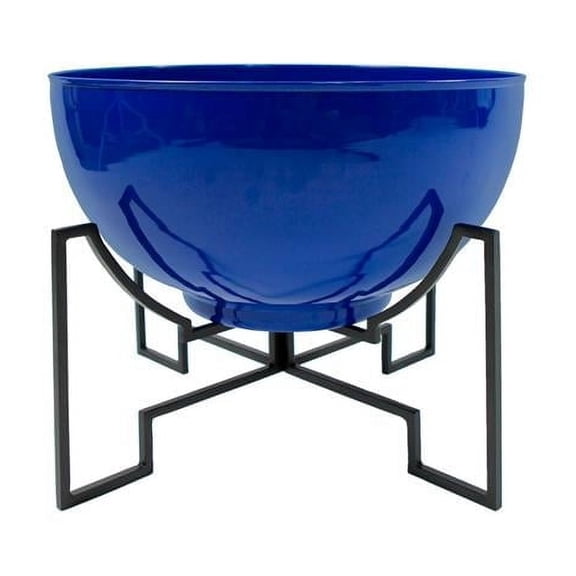 Achla FBC-53-61FB Jane II Planter with French Blue Bowl