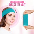 thumbnail image 3 of ORUYROP Yoga Headbands (10 Pack) Soft Stretchy Elastic Cotton Multi-Function Sports Hair Band Wraps, 3 of 7
