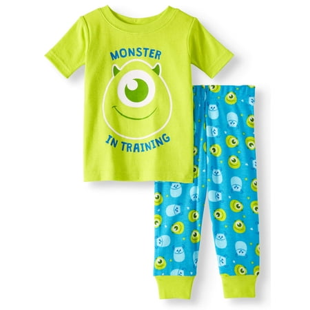 Monsters,inc. Baby boys' monsters, inc. cotton tight fit pajamas, 2-piece set