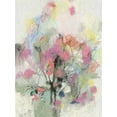 thumbnail image 2 of PI Studio 15x18 White Modern Wood Framed Museum Art Print Titled - Pastel Floral I, 2 of 4