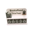 thumbnail image 1 of ZLight Library Decors Highlighting Book Trackers For Reading Goal With Eye-catching Vibrant Display Books Read Year Counter white, 1 of 6