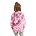 thumbnail image 2 of Justice Girls Marbled Sweatshirt, Sizes XS-XLP, 2 of 4