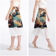 thumbnail image 4 of Horse Stylish Chiffon Summer Dresses for Women - Beach Attire, 4 of 6