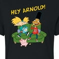 thumbnail image 3 of Hey Arnold! - Arnold, Gerald, and Abner - Juniors Cropped Cotton Blend T-Shirt, 3 of 5