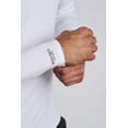 thumbnail image 5 of Coolibar Unisex Performance Long Sleeve T-Shirt - UPF 50+ Sun Protection - Suntect Defender Shirt in White, 5 of 6